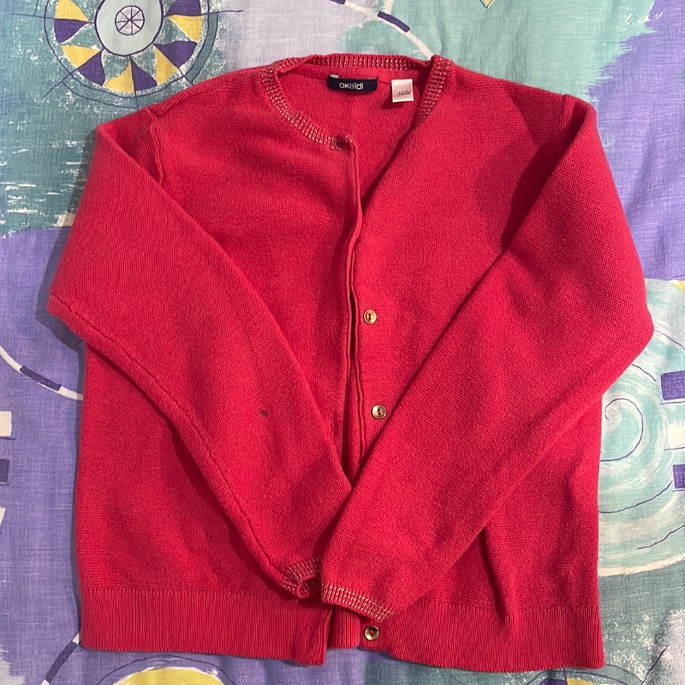 Okaidi cardigan size 8 girls